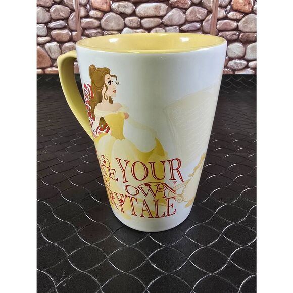 Disney Store Princess Belle Coffee Mug Gold 2016 - Picture 4 of 7